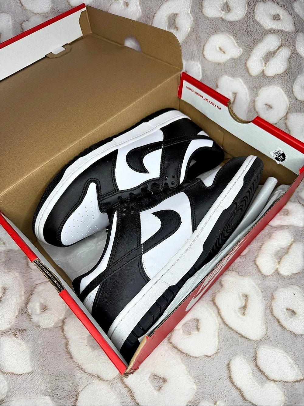 Nike Dunk Low Retro White Black Panda Black & White Sneakers